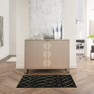 Grafix Grf04 Black Rug - Baconco