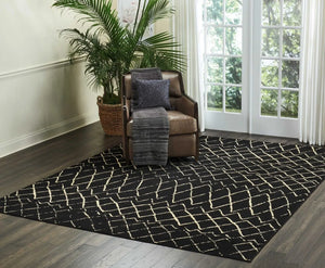 Grafix Grf04 Black Rug - Baconco