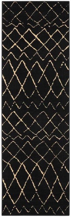 Grafix GRF04 Black Rug - Baconco