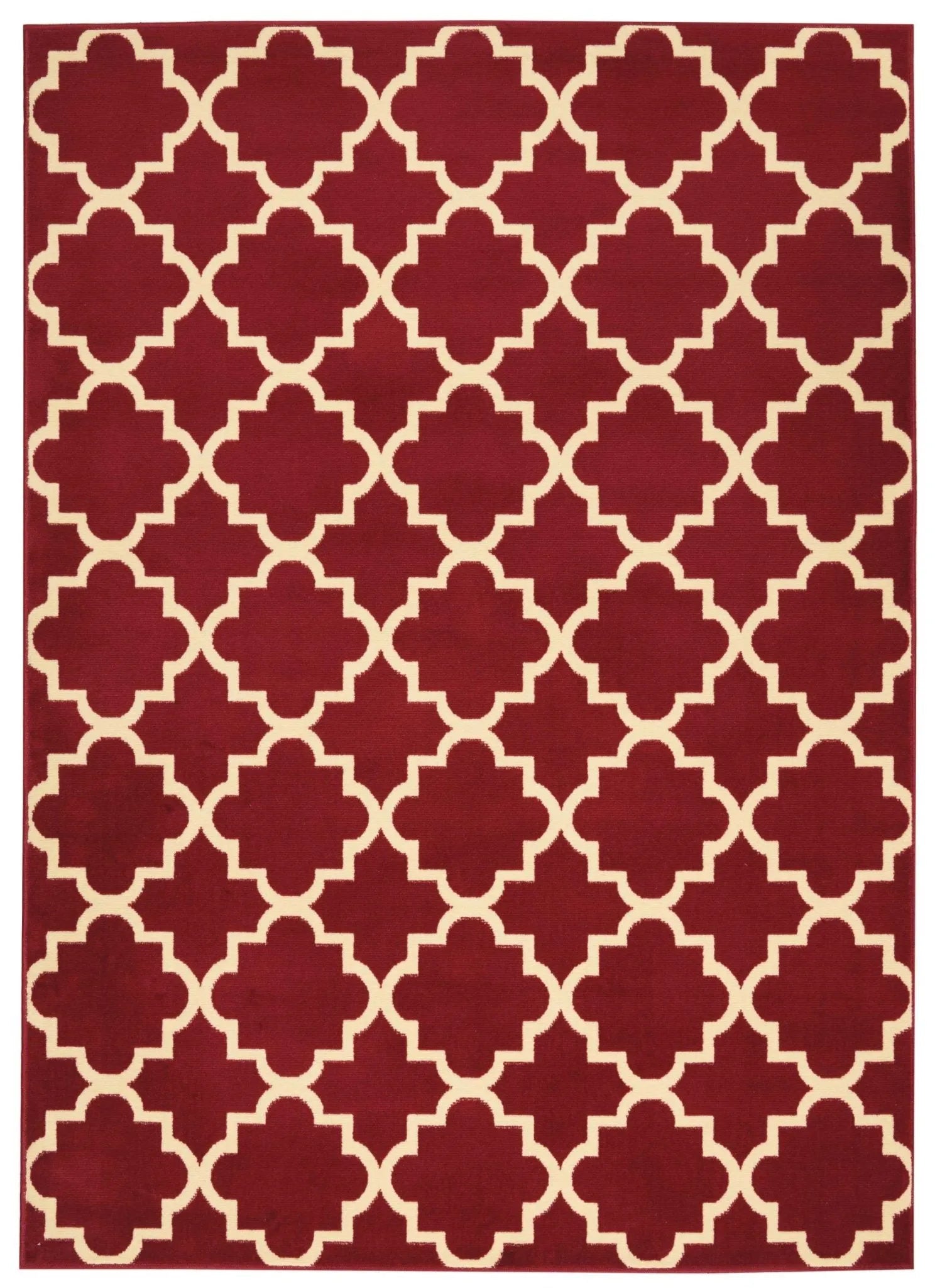 Grafix GRF08 Red Rug - Baconco