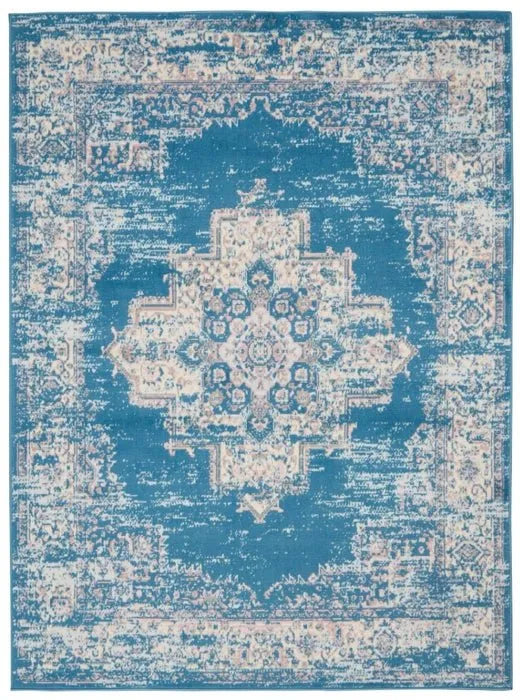 Grafix GRF14 Blue Rug - Baconco