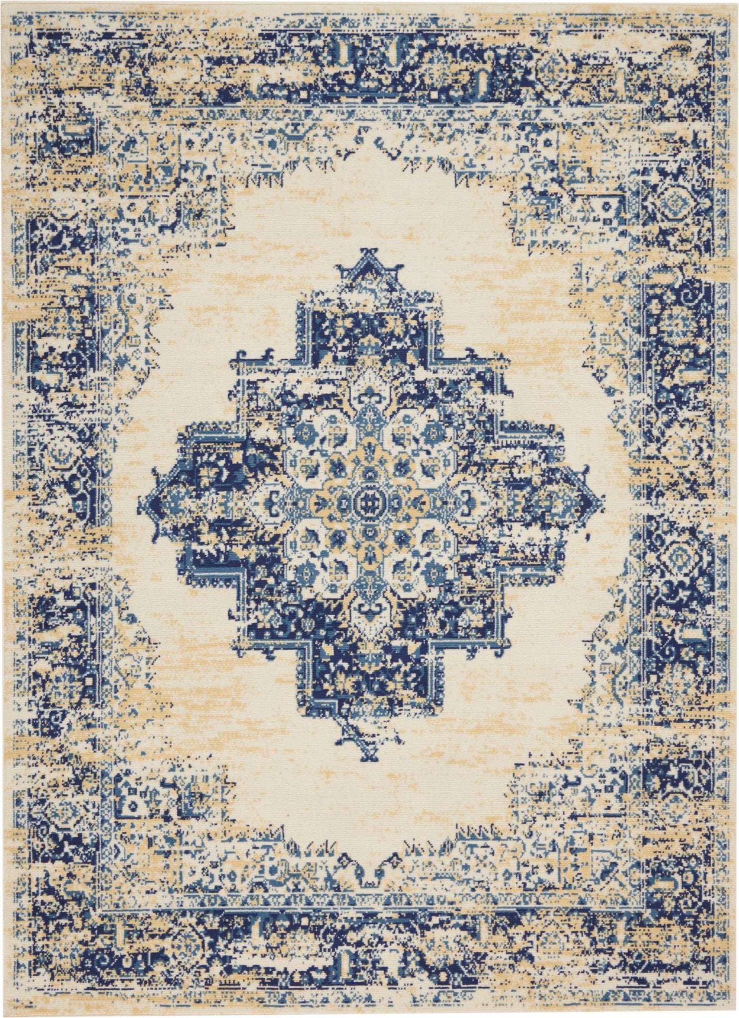 Grafix GRF14 White Rug - Baconco