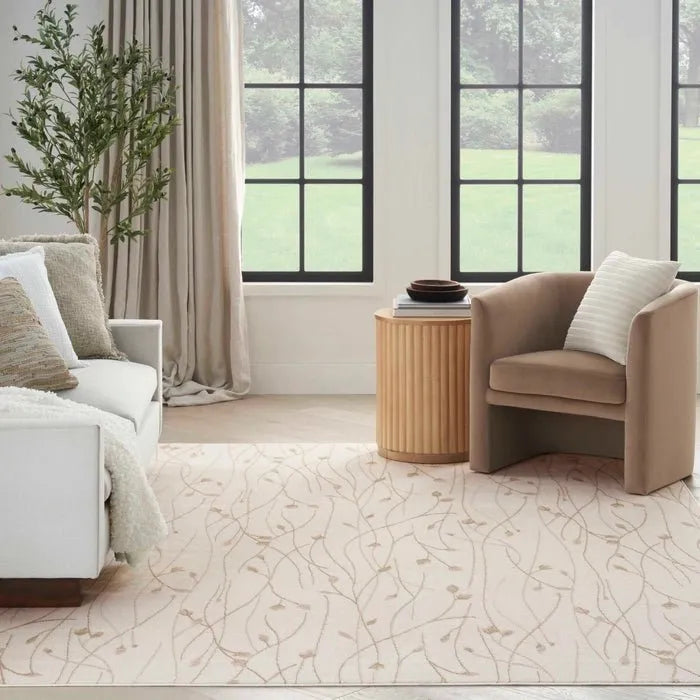 Grafix GRF15 Ivory/Beige Area Rug - Baconco