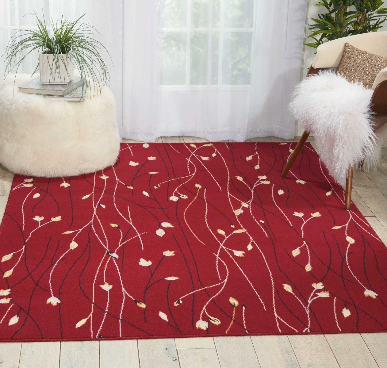 Grafix Grf15 Red Rug - Baconco