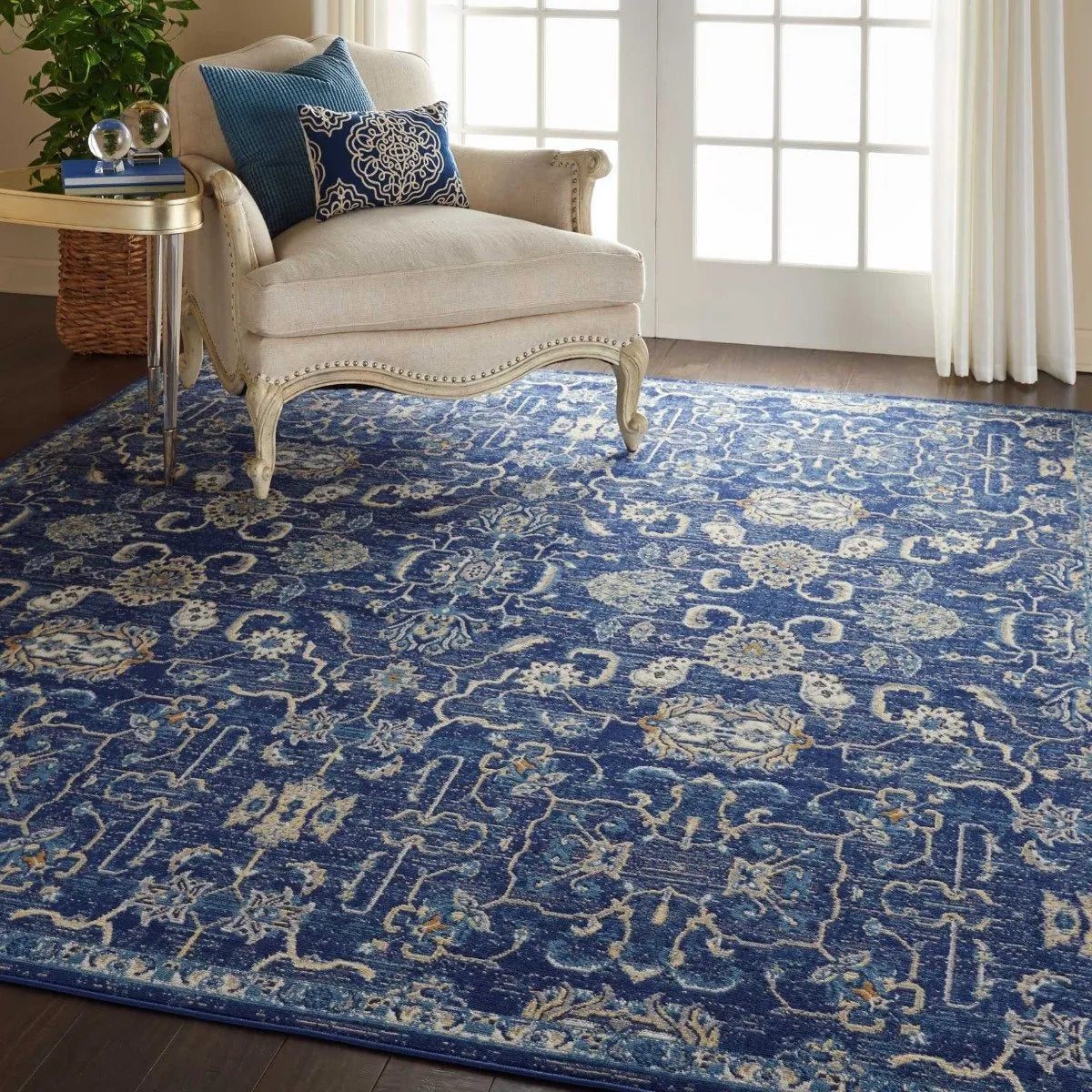 Grafix Grf24 Navy Rug - Baconco