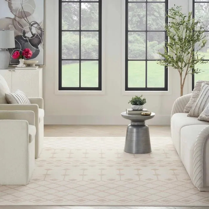 Grafix GRF37 Ivory/Beige Area Rug - Baconco