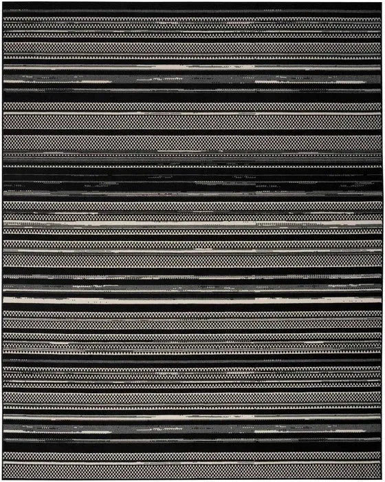 Grafix GRF41 Black/White Area Rug - Baconco