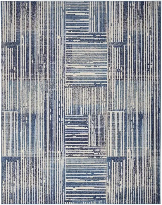 Grafix GRF42 Blue/Grey Area Rug - Baconco