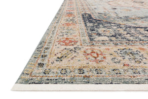 Graham by Magnolia Home GRA-03 Blue/Ant. Ivory Rug - Baconco