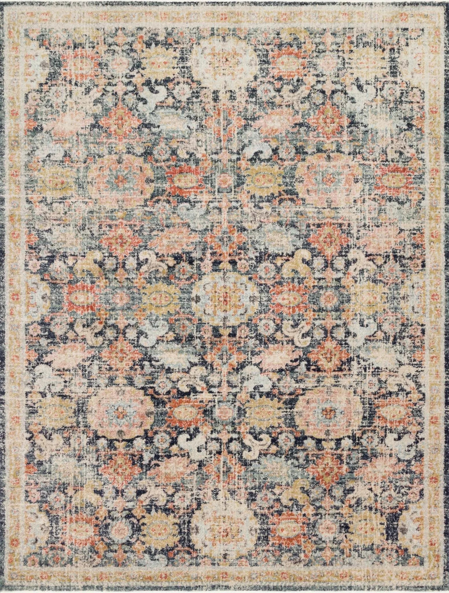 Graham by Magnolia Home GRA-05 Blue/Multi Rug - Baconco