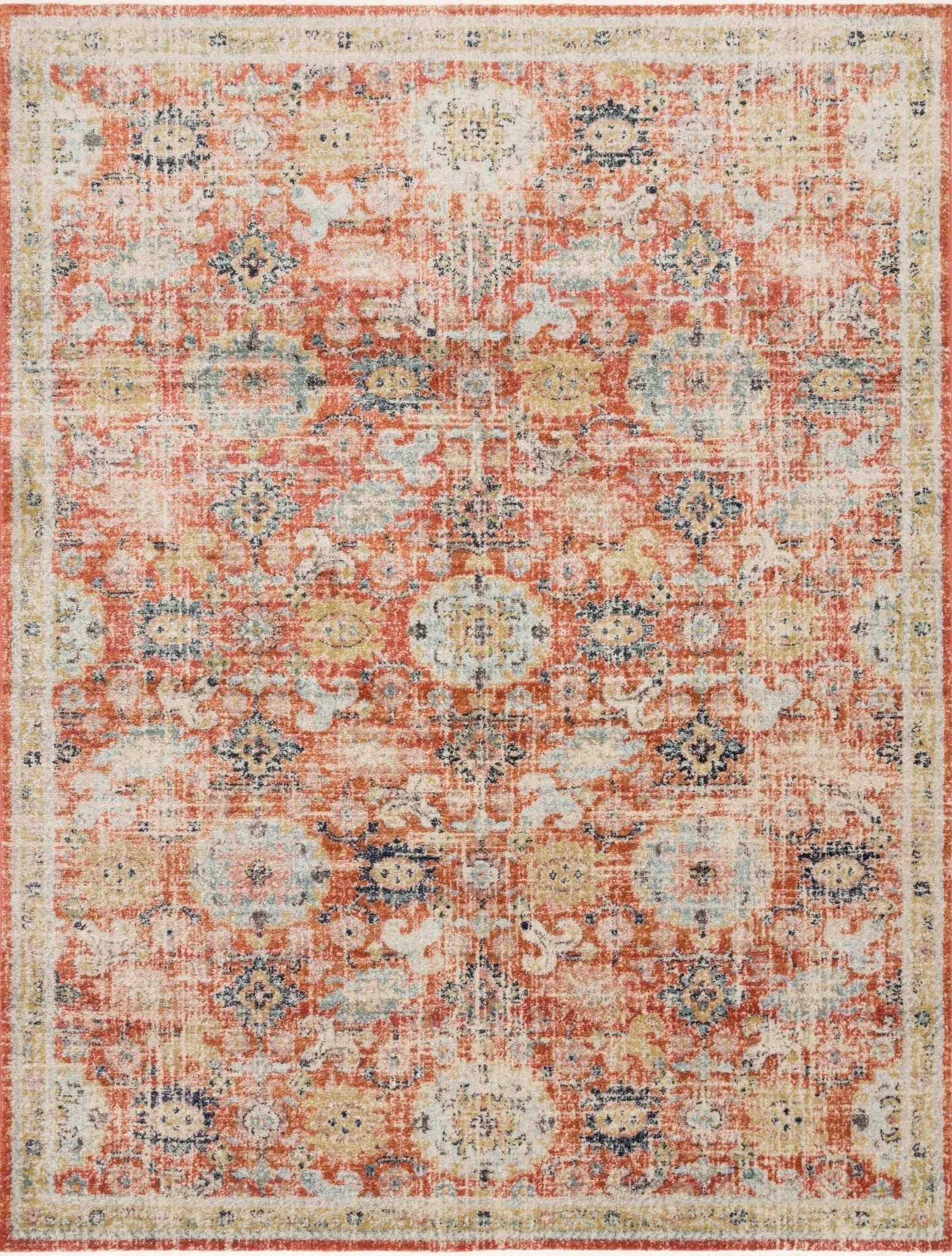 Graham by Magnolia Home GRA-05 Persimmon/Multi Rug - Baconco