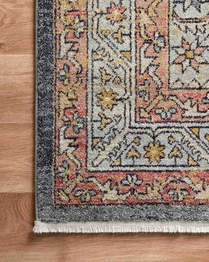 Graham GRA-01 Blue/Persimmon Rug - Baconco