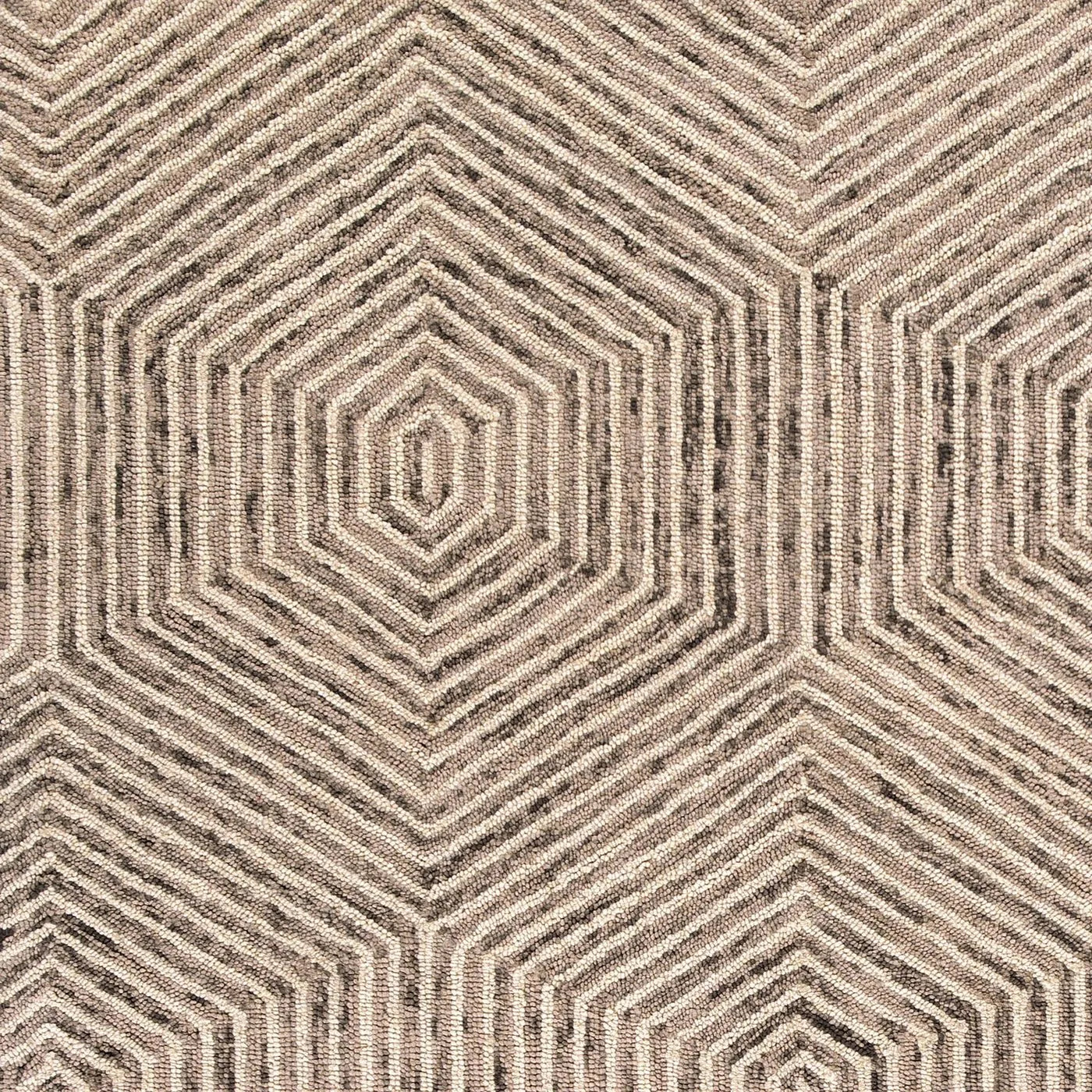 Gramercy 1607 Honeycomb Ivory Rug - Baconco