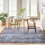 Grand Washables GRW06 Blue/Brick Rug - Baconco