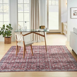 Grand Washables GRW06 Brick/Ivory Rug - Baconco