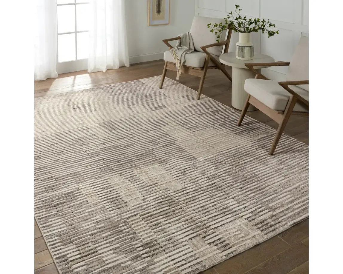 Graphite GRA01 Taupe/Grey Rug - Baconco