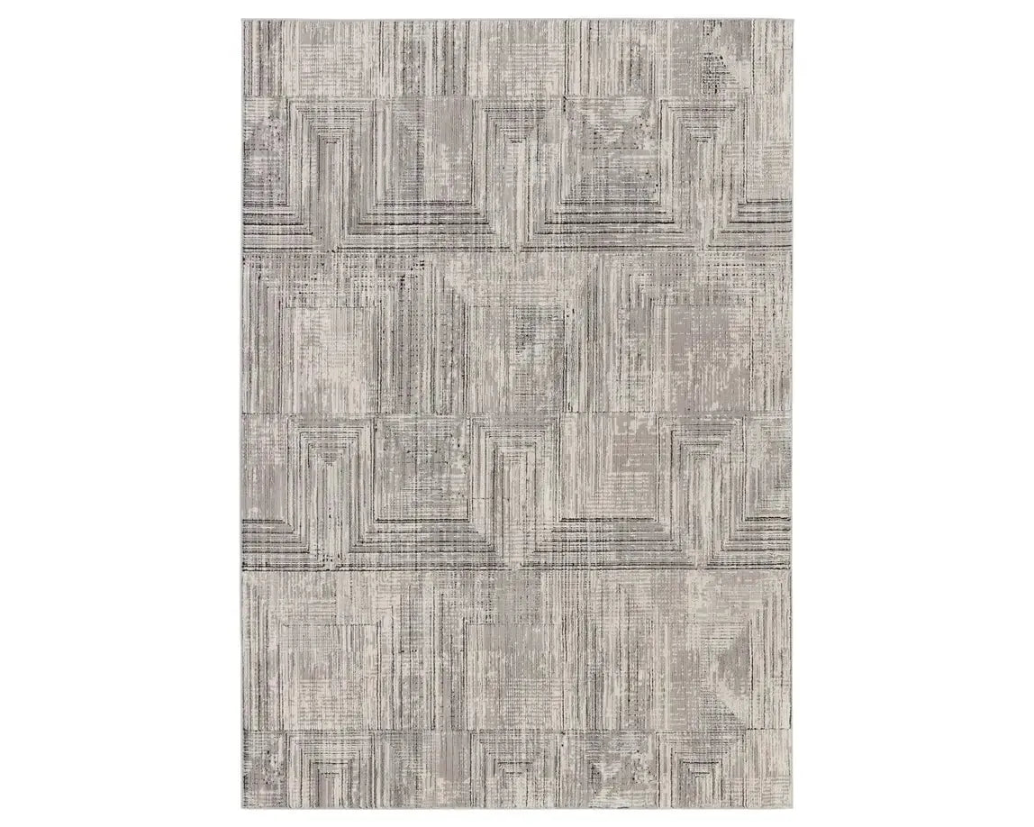 Graphite GRA03 Grey/Black Rug - Baconco