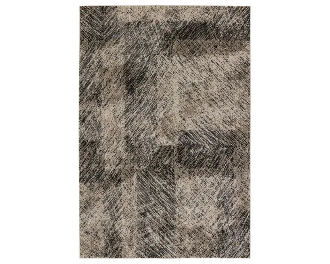 Graphite GRA04 Taupe/Black Rug - Baconco