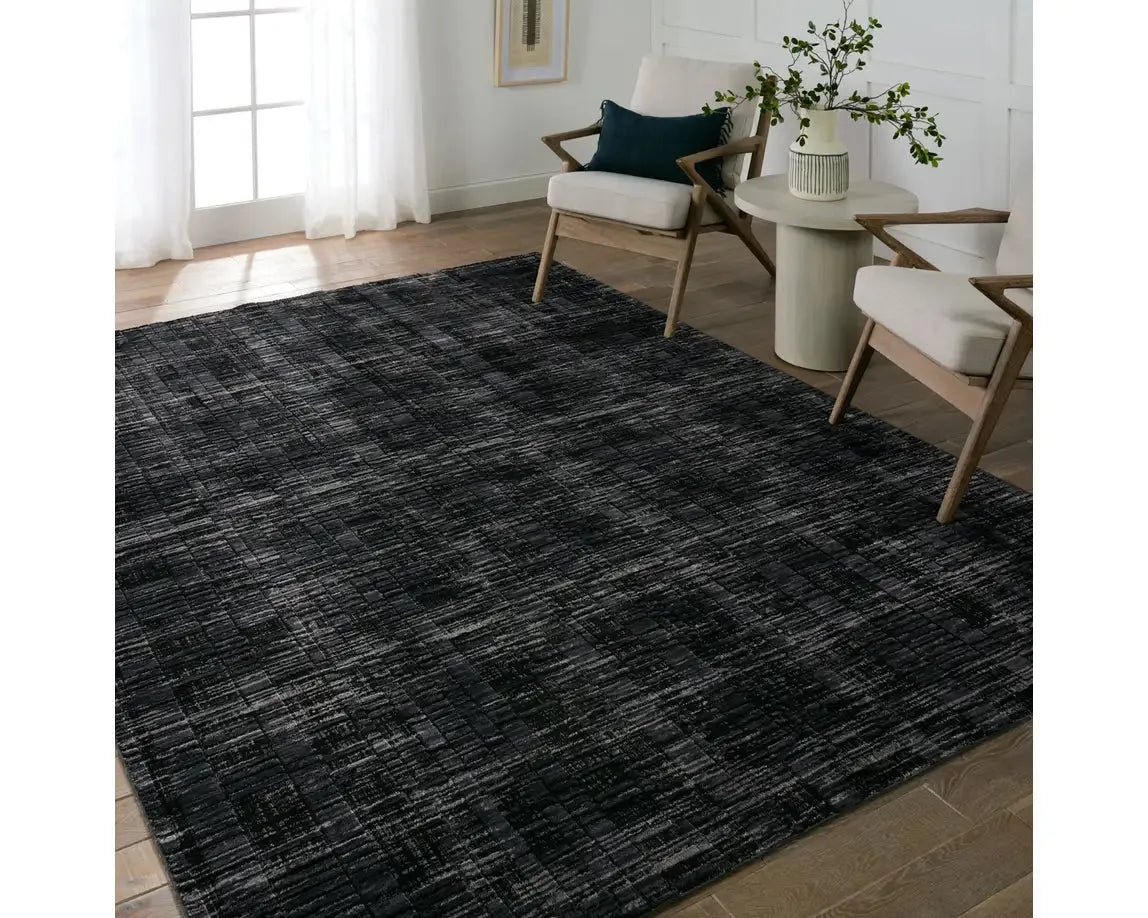 Graphite GRA05 Black/Grey Rug - Baconco