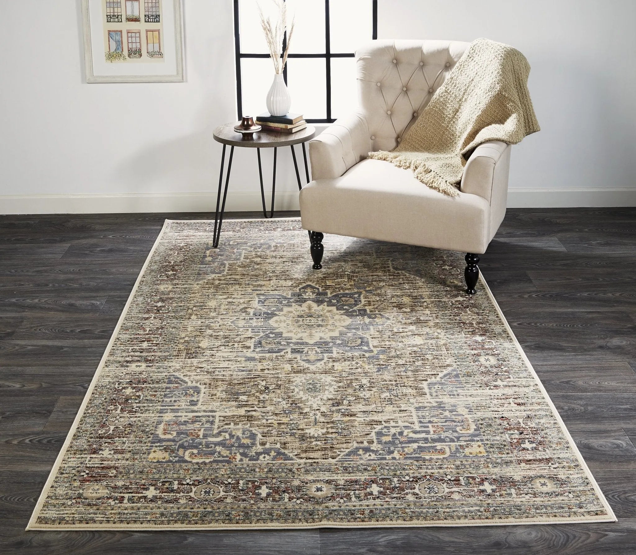 Grayson 3578F Gray/Tan Rug - Baconco