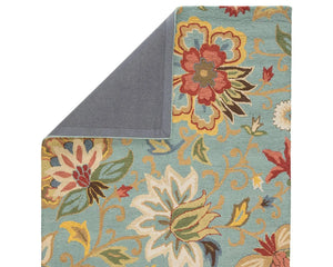 Hacienda HAC09 Zamora Light Turquoise Rug - Baconco