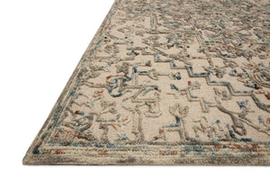 Halle Hae-01 Grey/Ocean Rug - Baconco