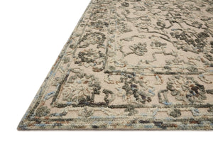 Halle Hae-05 Grey/Sky Rug - Baconco