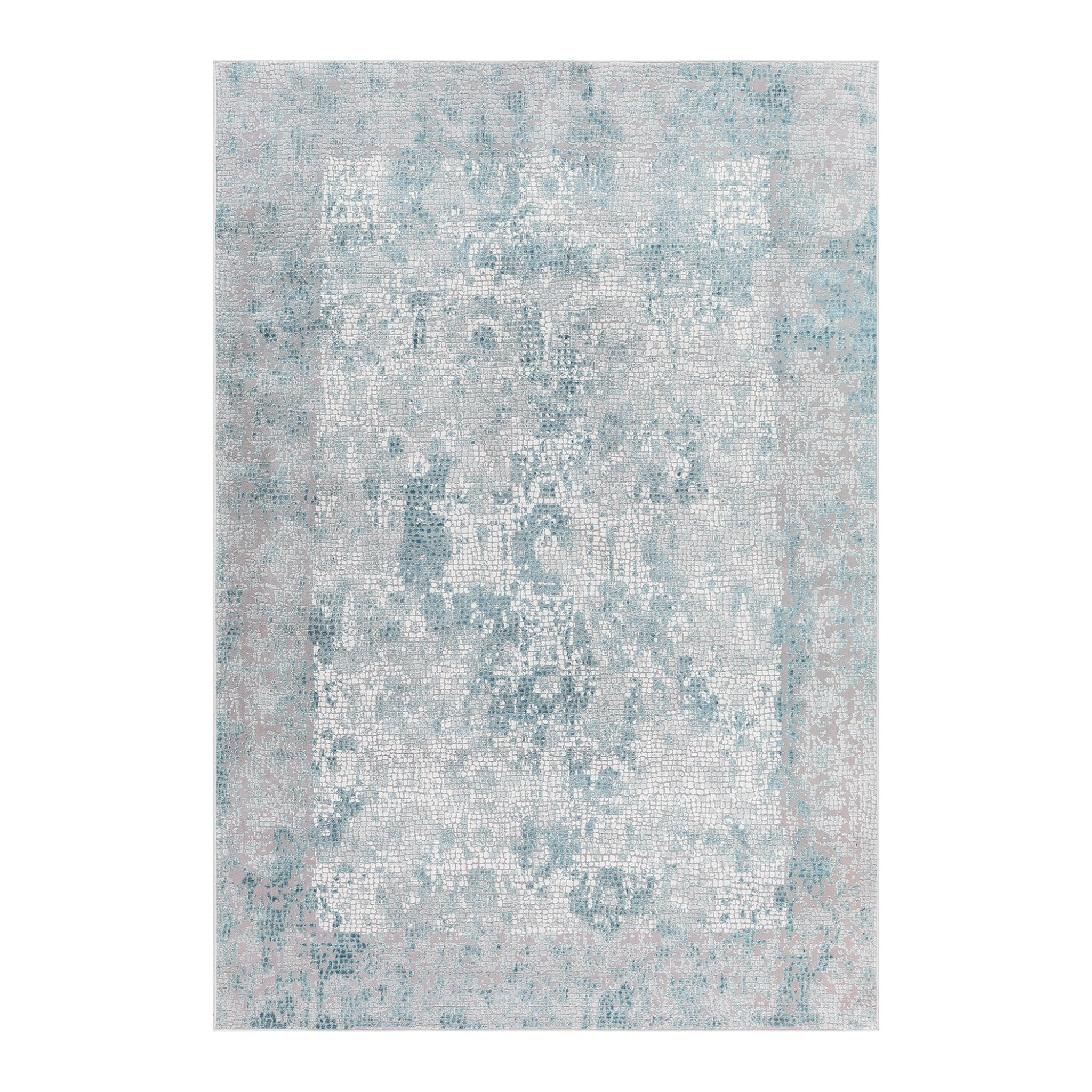 Hamilton HAM-4 Grey/Blue Rug - Baconco