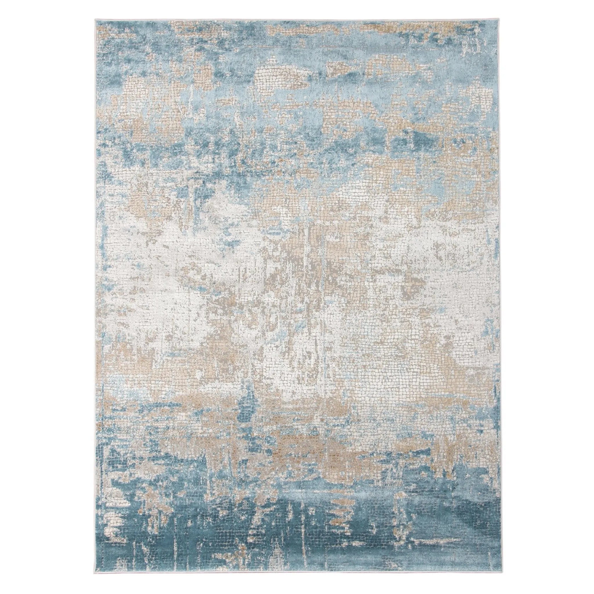 Hamilton HAM-6 Gold/Blue Rug - Baconco