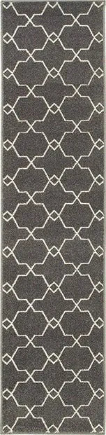 Hampton 537E Grey / Ivory Rug - Baconco