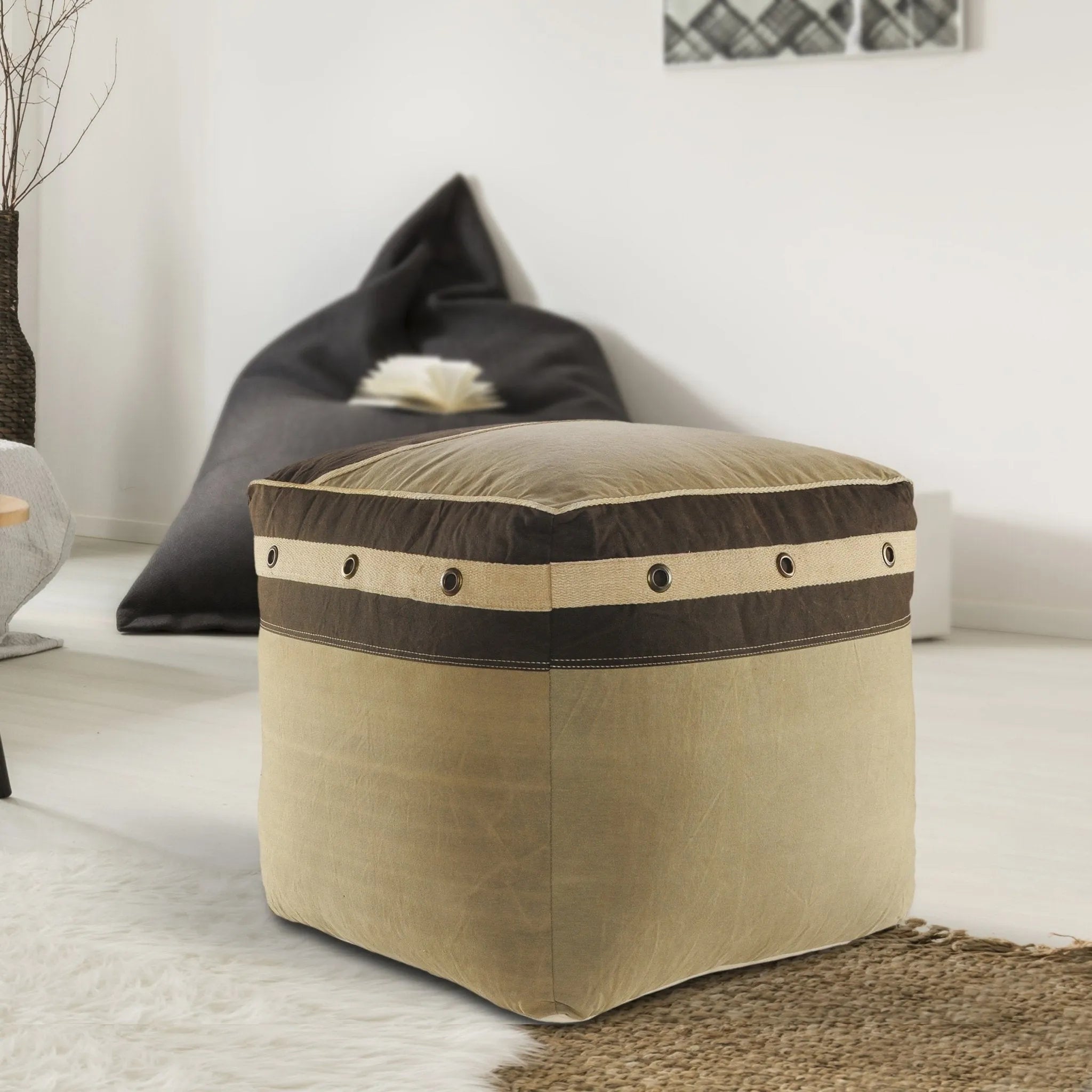 Handmade Lr34002 Multi Pouf - Baconco