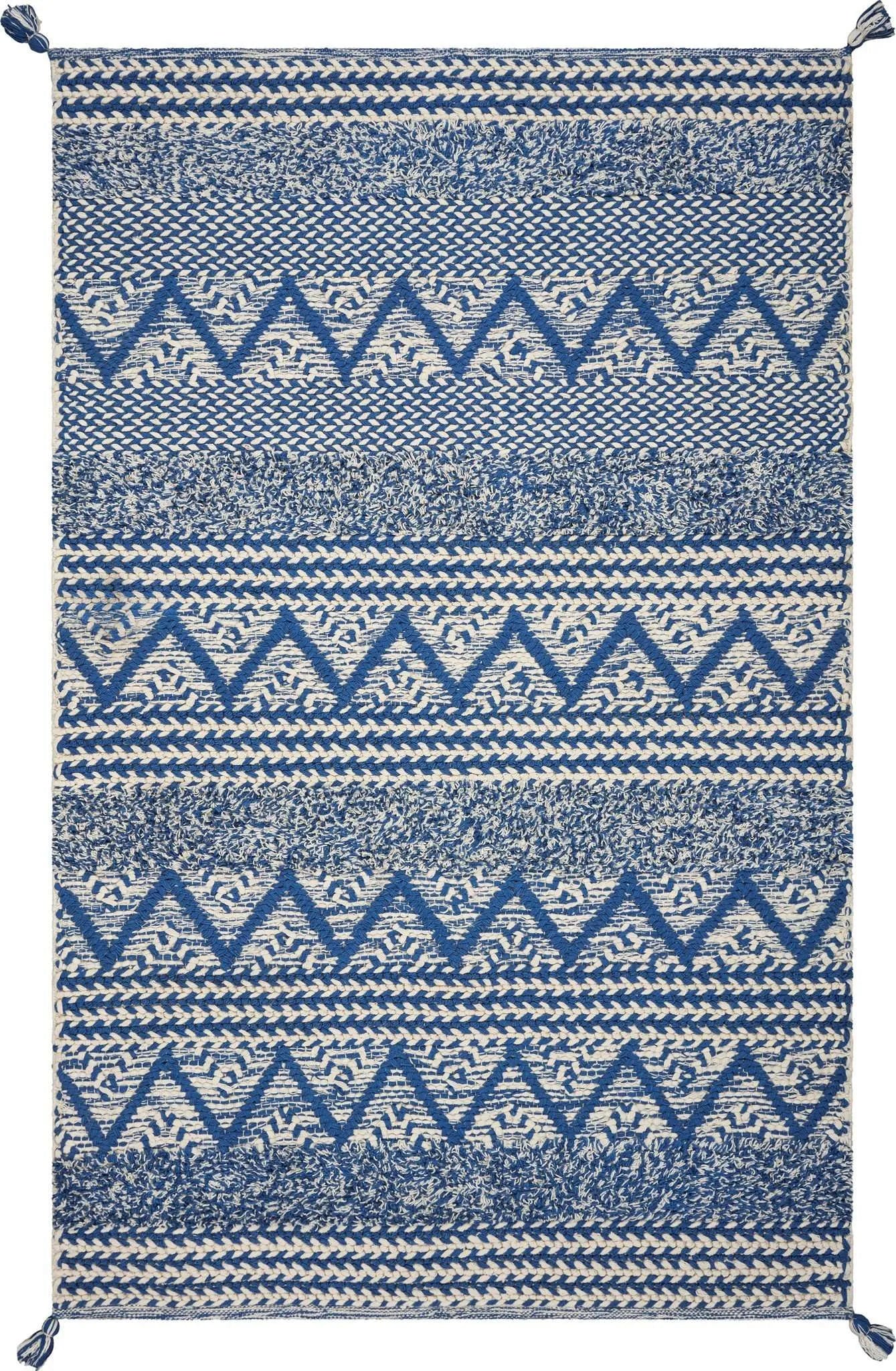 Hang Ten Malibu 854 Hermosa Beach Blue Rug - Baconco