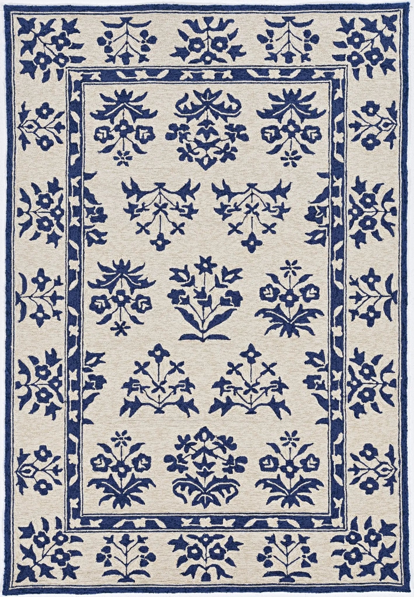 Harbor 4208 Haven Sand/Blue Rug - Baconco