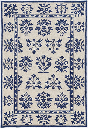 Harbor 4208 Haven Sand/Blue Rug - Baconco