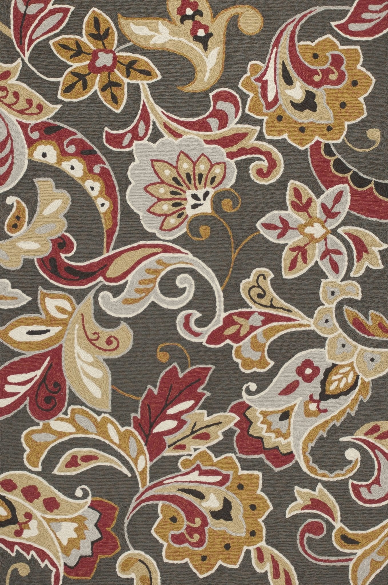 Harbor 4213 Flora Taupe Rug - Baconco