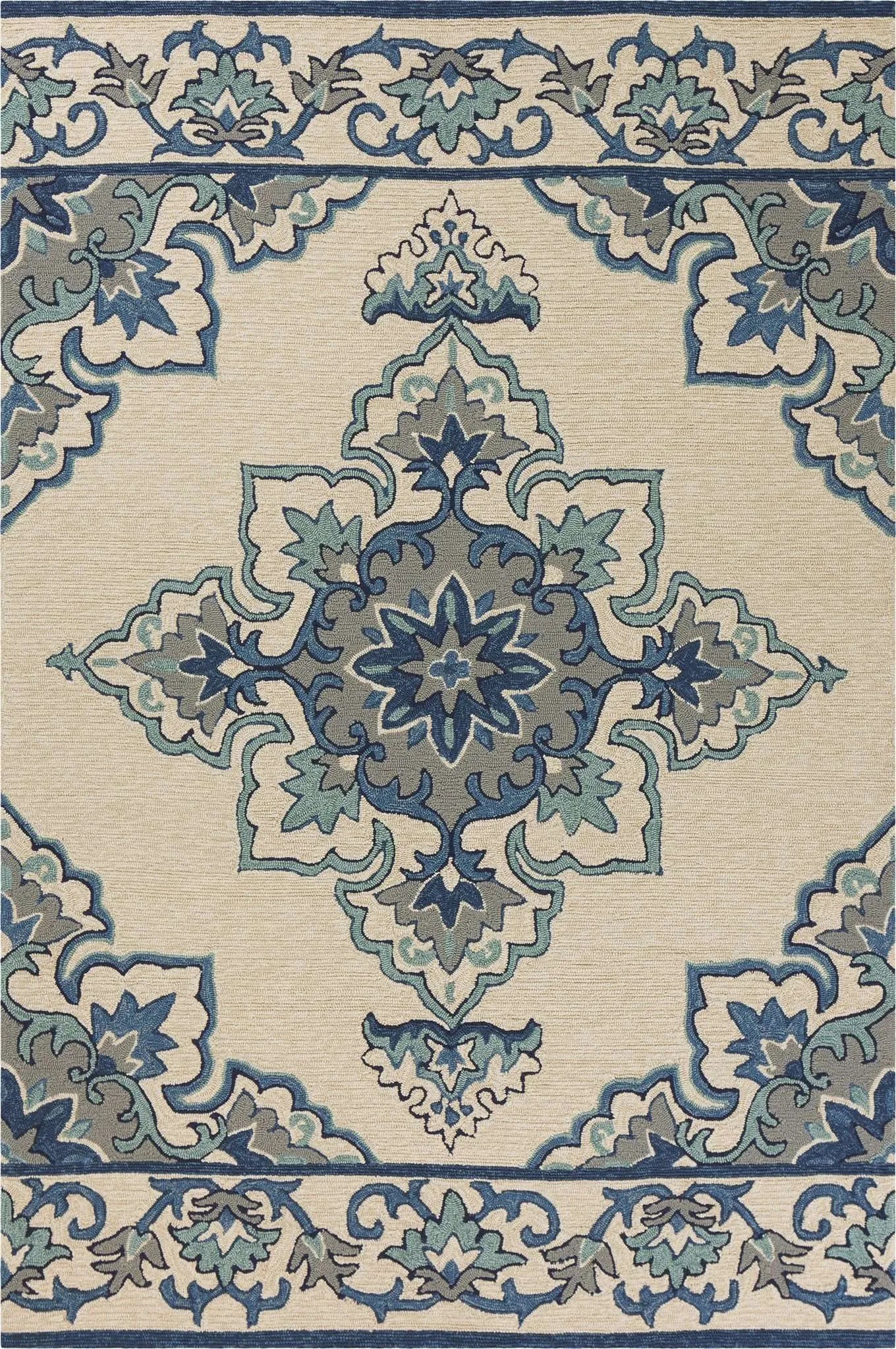 Harbor 4238 Serafina Ivory Blue Rug - Baconco