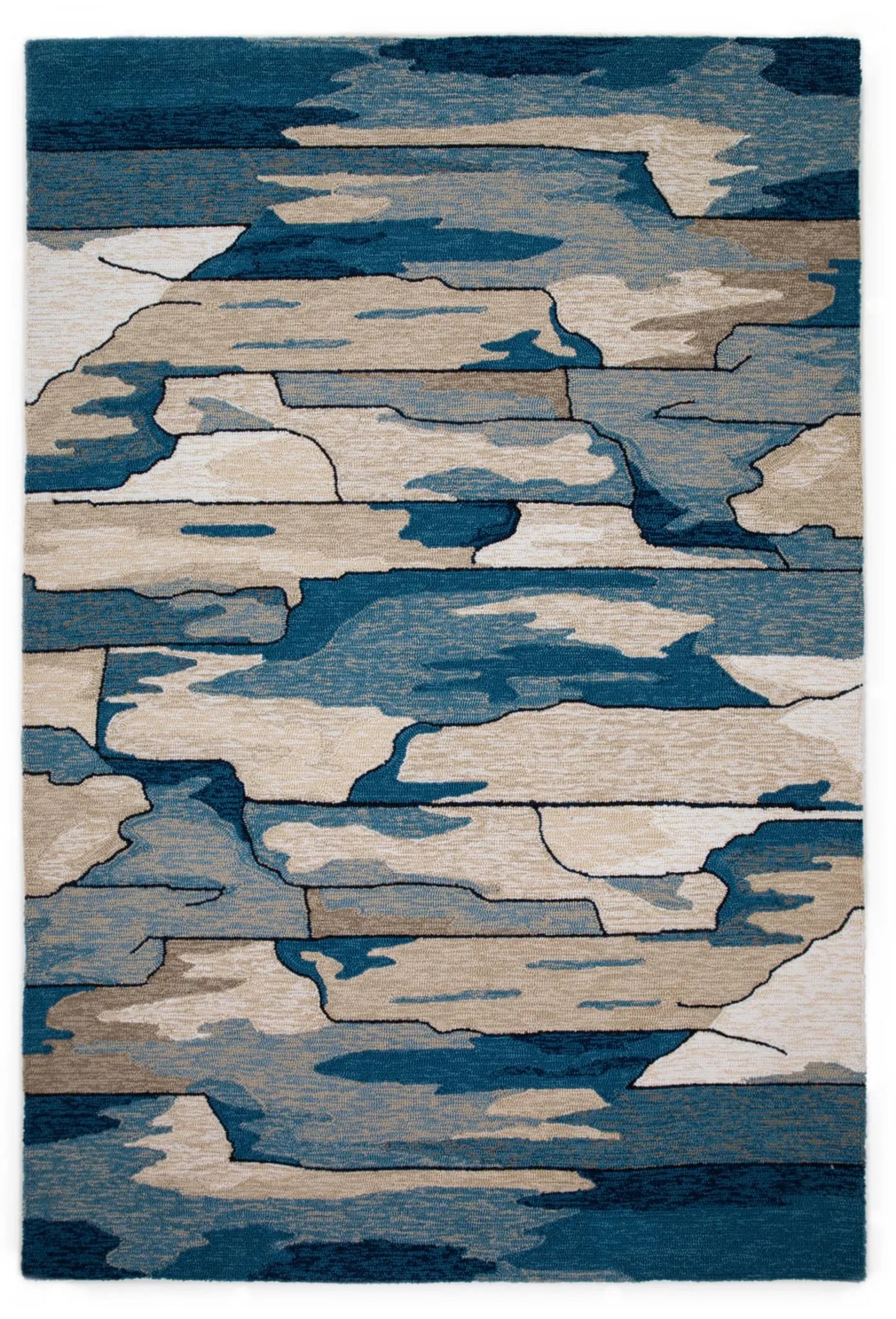 Harbor 4248 Blue Coast Rug - Baconco