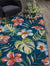 Harbor 4250 Blue Tropical Rug - Baconco