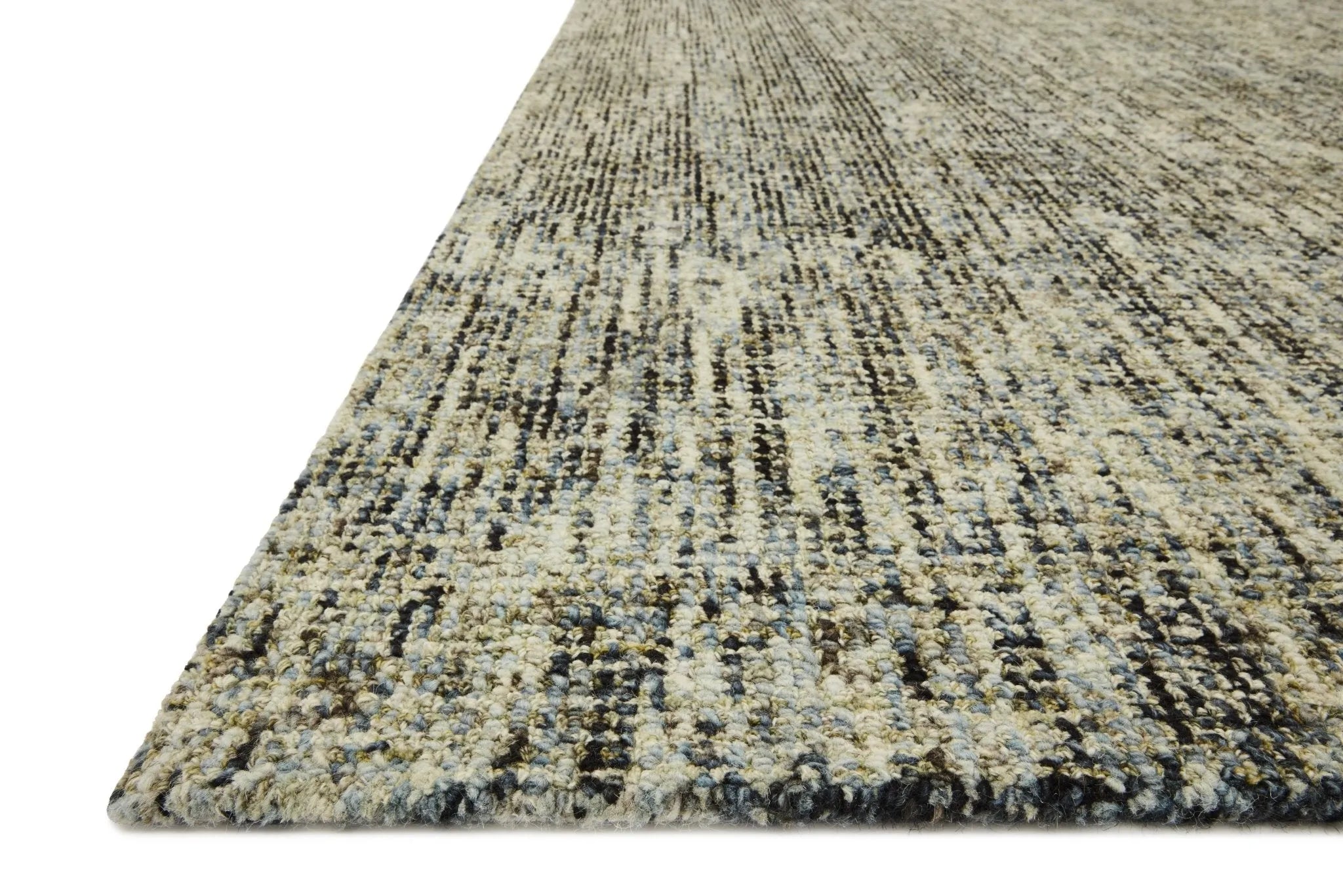 Harlow HLO-01 Olive / Denim Rug - Baconco