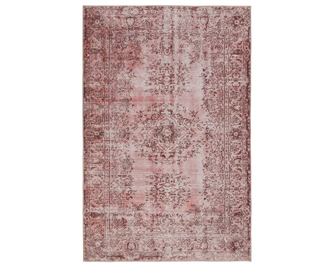 Harman HBL02 Rose/Maroon Rug - Baconco