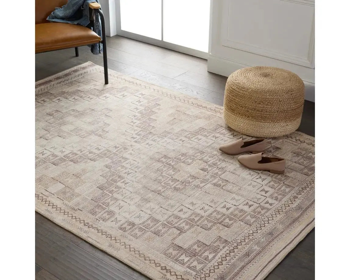 Harman HBL03 Beige/Cream Rug - Baconco