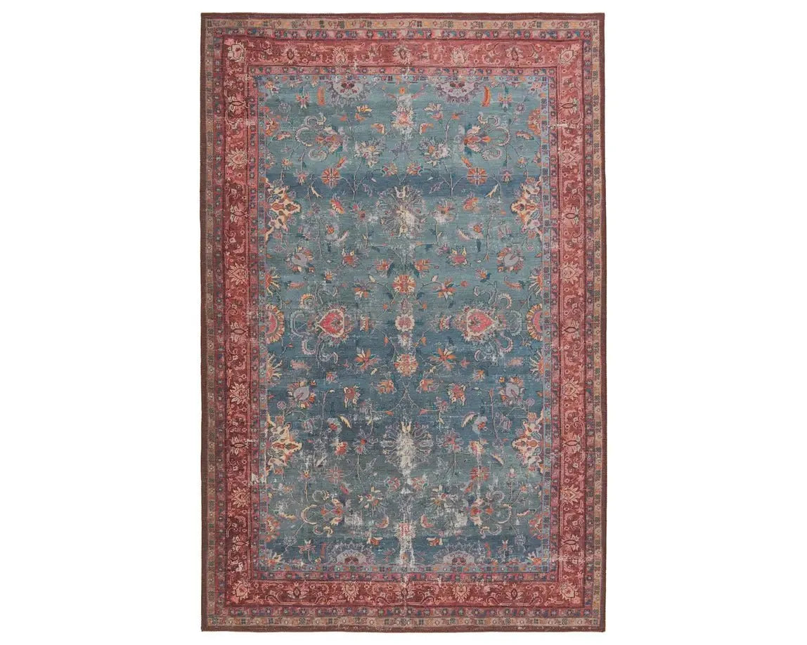 Harman HBL06 Blue/Red Rug - Baconco