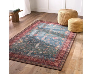 Harman HBL06 Blue/Red Rug - Baconco