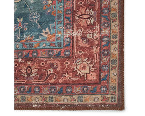 Harman HBL06 Blue/Red Rug - Baconco