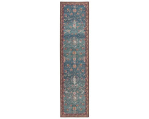 Harman HBL06 Blue/Red Rug - Baconco