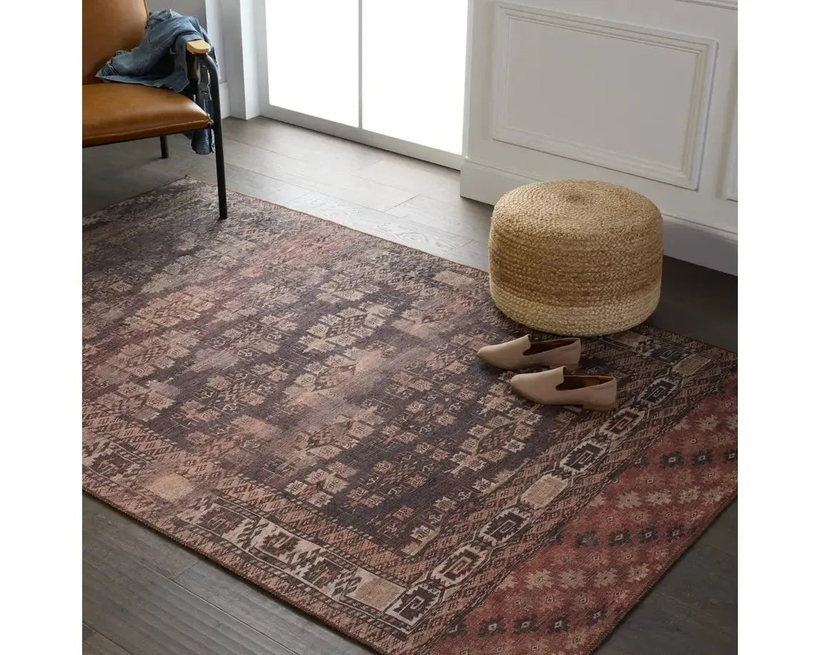 Harman HBL09 Brown/Orange Rug - Baconco