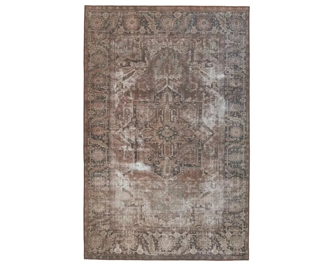 Harman HBL10 Brown/Blue Rug - Baconco