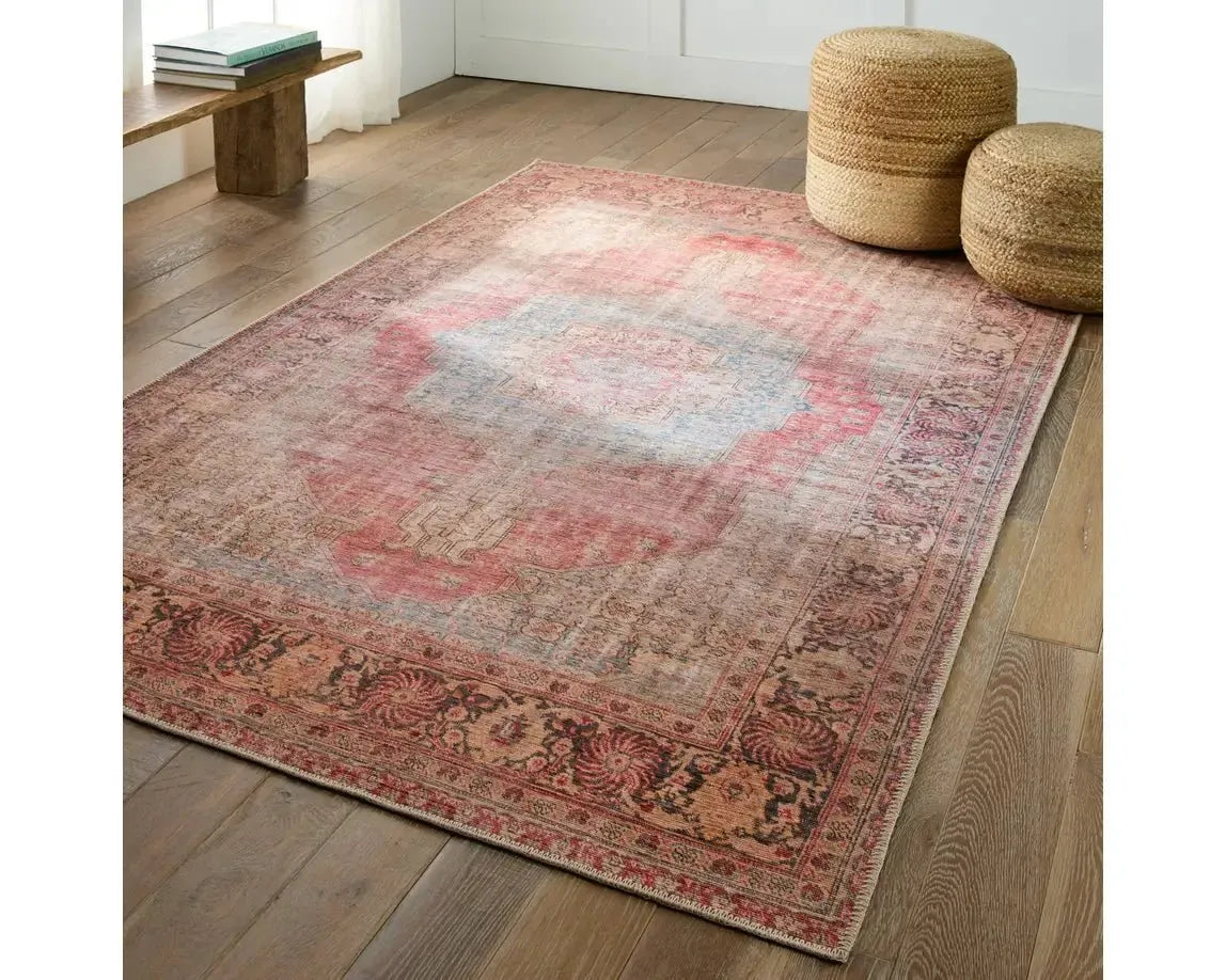 Harman HBL11 Red/Tan Rug - Baconco