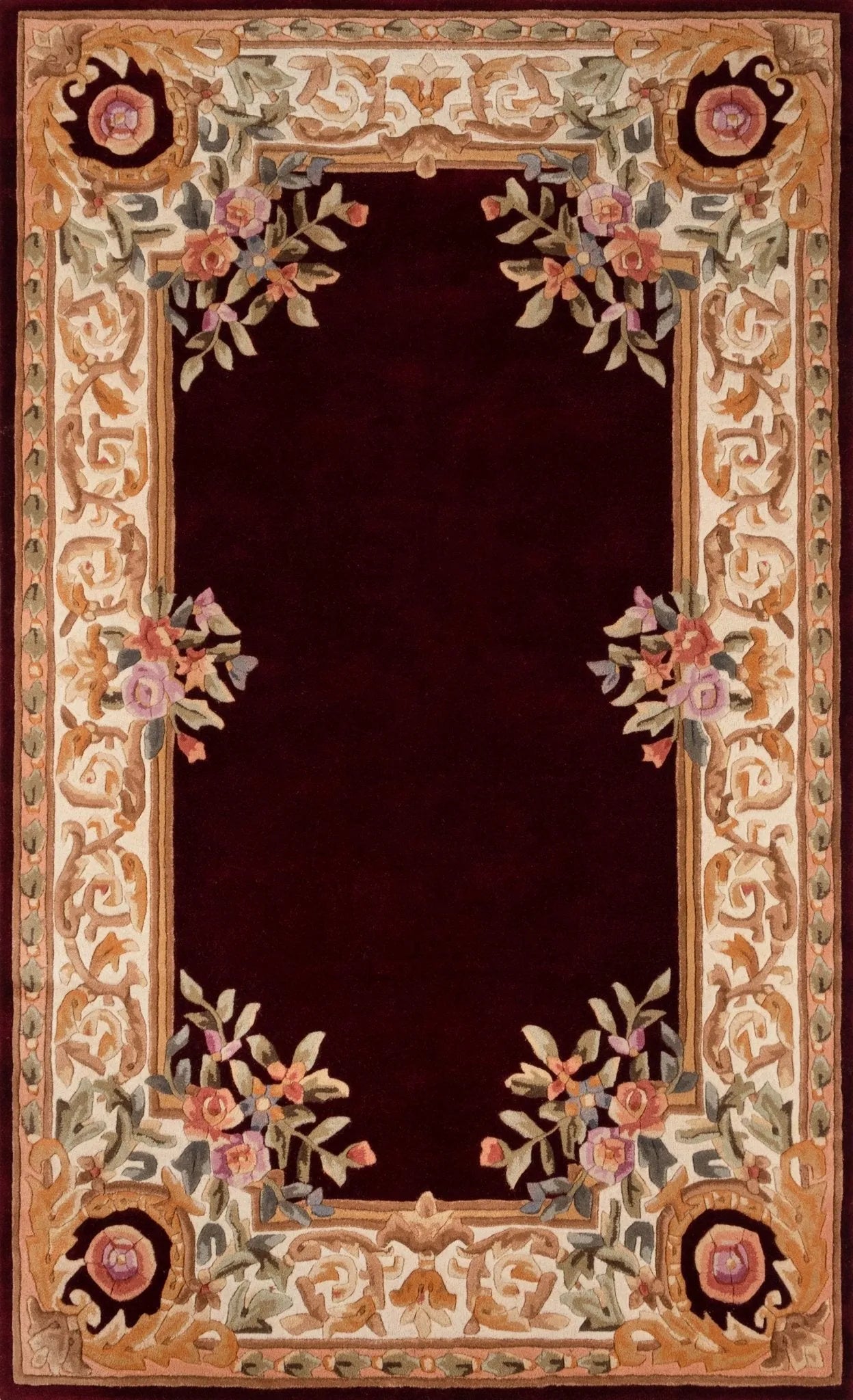 Harmony 2 HAI-7 Burgundy Rug - Baconco