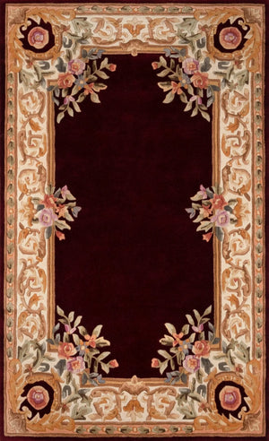 Harmony 2 HAI-7 Burgundy Rug - Baconco